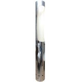 Chromed Tubular Floor Lamp