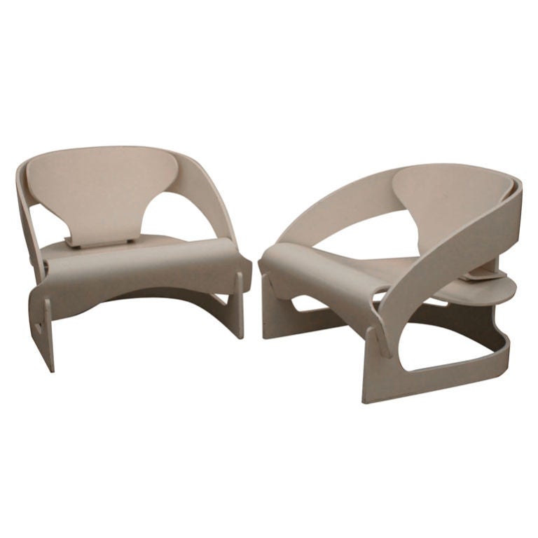 Pair of Chairs by Joe Colombo