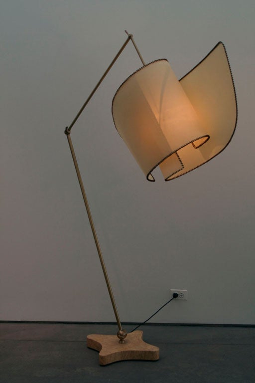 Brass Cadma Floor Lamp by Carlo Mollino