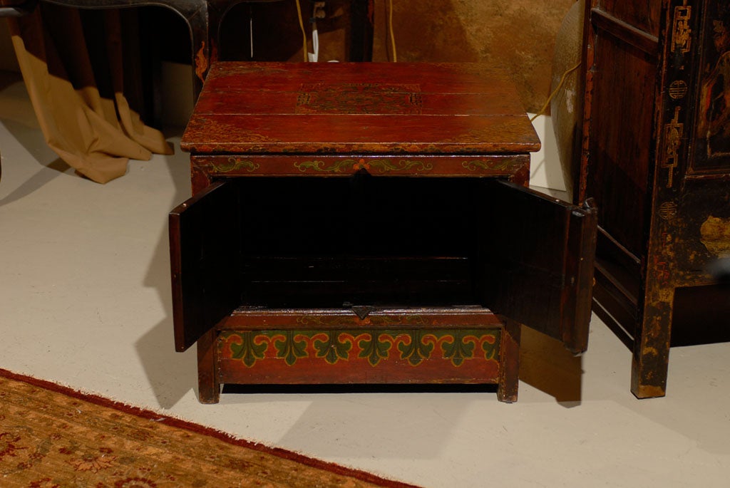 Wood Tibetan Tea/Coffee Table For Sale
