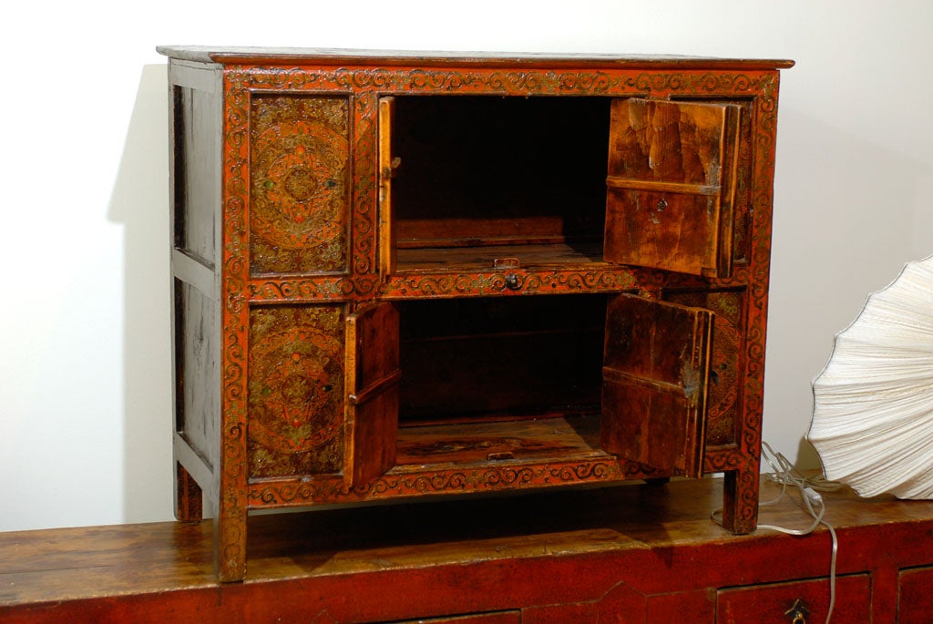 antique tibetan cabinet
