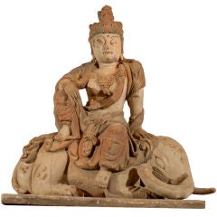 Wooden Buddha Statue