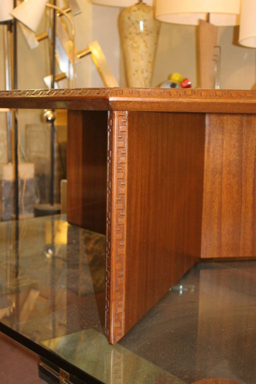 Mid-20th Century A  signed Frank Lloyd Wright  Table by Henredon
