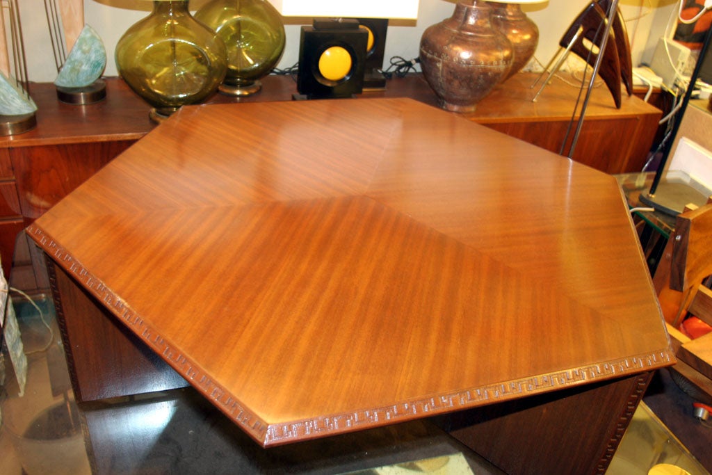 A  signed Frank Lloyd Wright  Table by Henredon 2