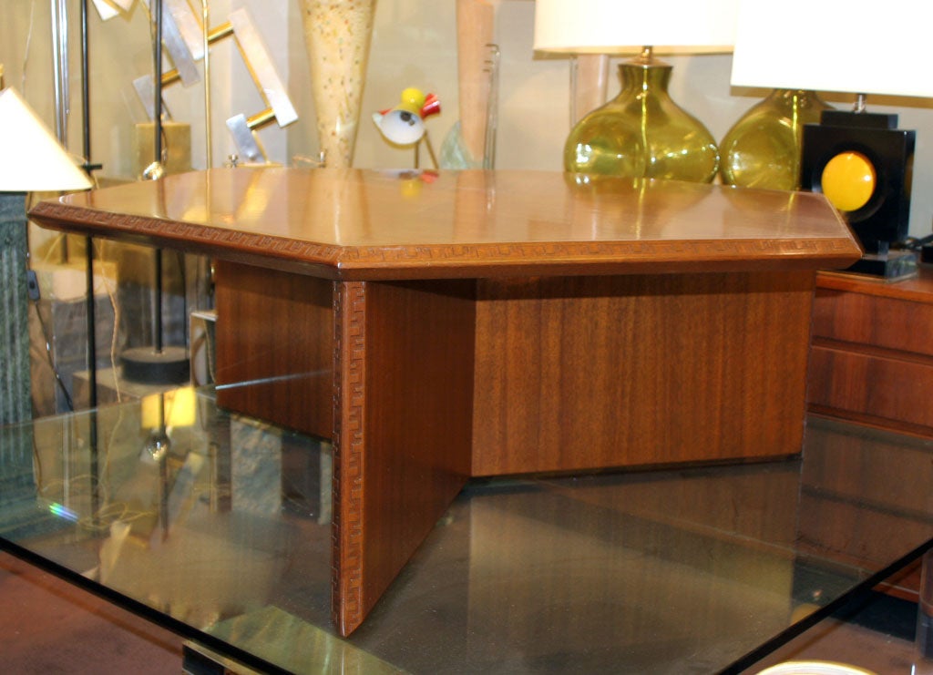 A signed Frank Lloyd Wright Table by Henredon