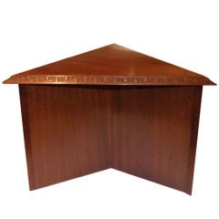 A  signed Frank Lloyd Wright Side Tables by Henredon
