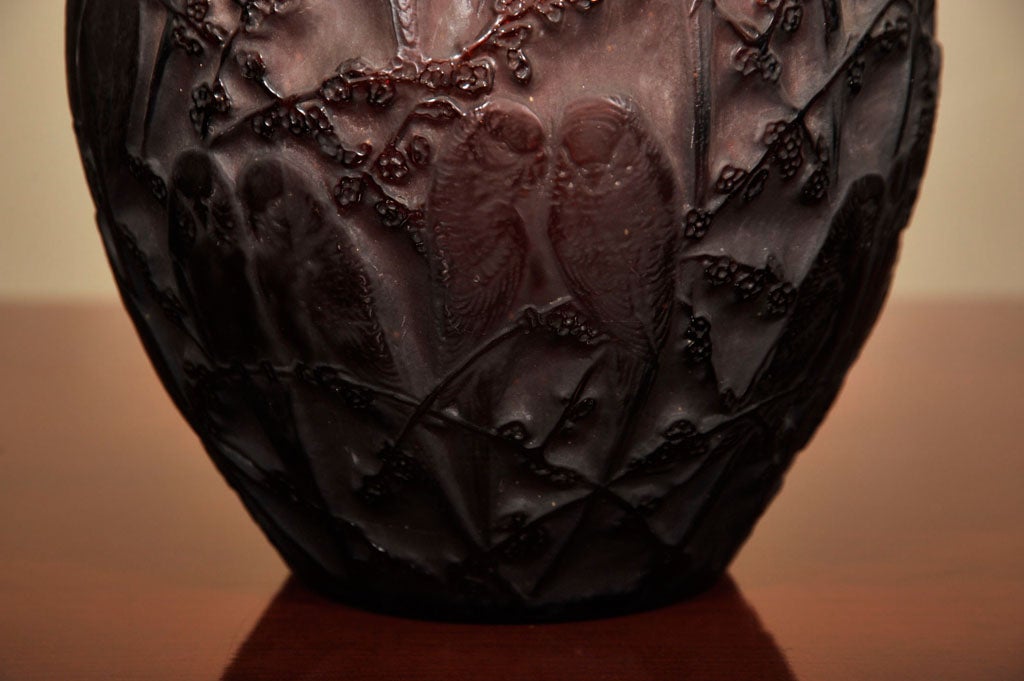 RENE LALIQUE RED DEEP AMBER 