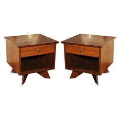 Pair of George Nakashima for Widdicomb Side Tables
