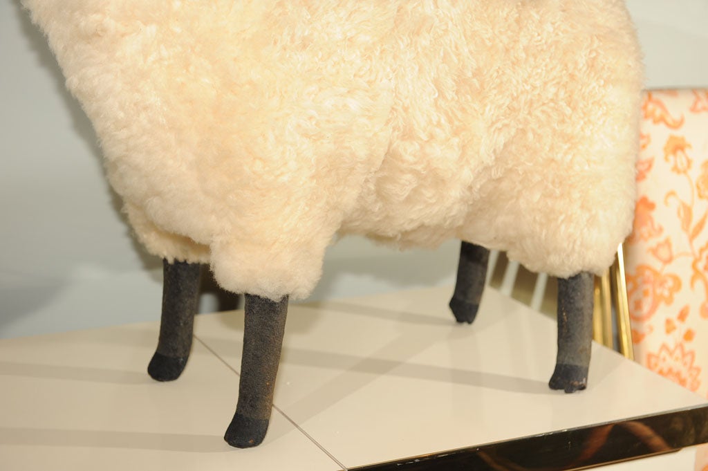 French Sheep in the manner of  Les Lalanne