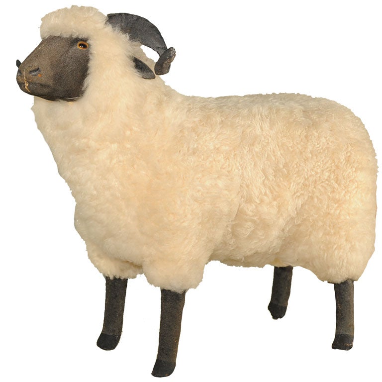 Sheep in the manner of  Les Lalanne