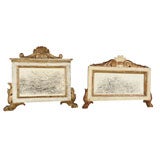 Two exquisite French Impressionist pen & ink drawings