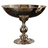 Monumental silver-plated chalice, Italian