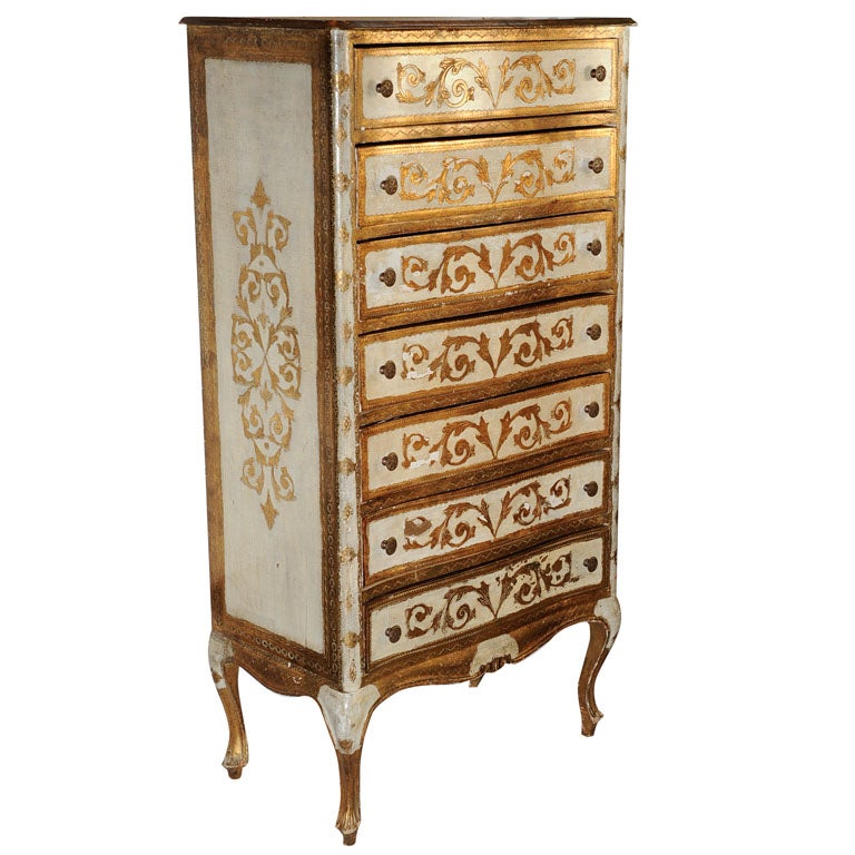 Italian Rococo style chest/dresser For Sale