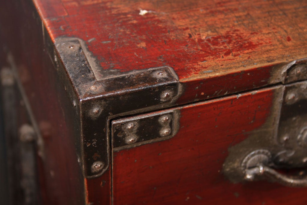 19th Century Japanese Shop Chest Choba Tansu For Sale