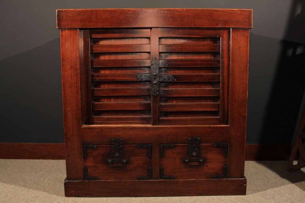 Japanese Shop Chest Tansu