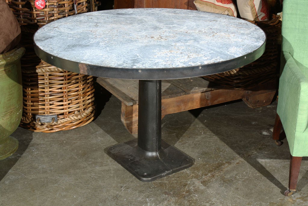 Zinc Top Table