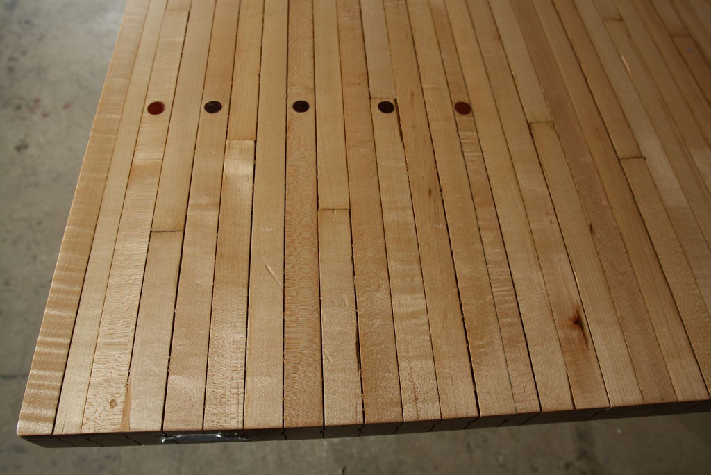 20th Century Bowling Alley Top Table