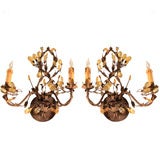 Pair of wall sconces