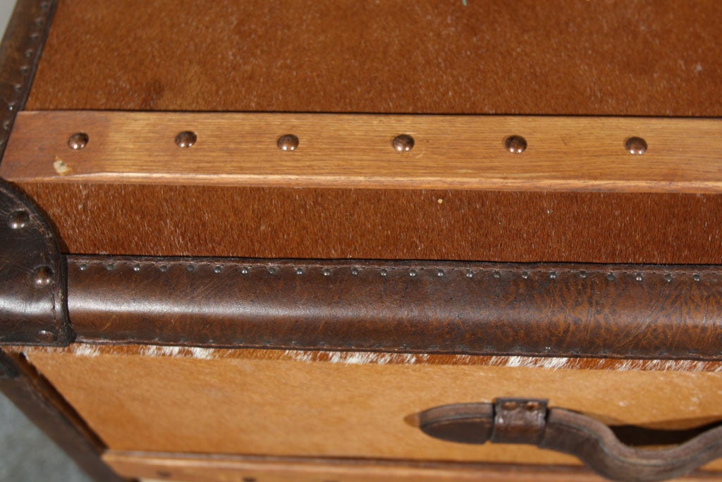 Cowhide Leather Trunk Coffee Table 2