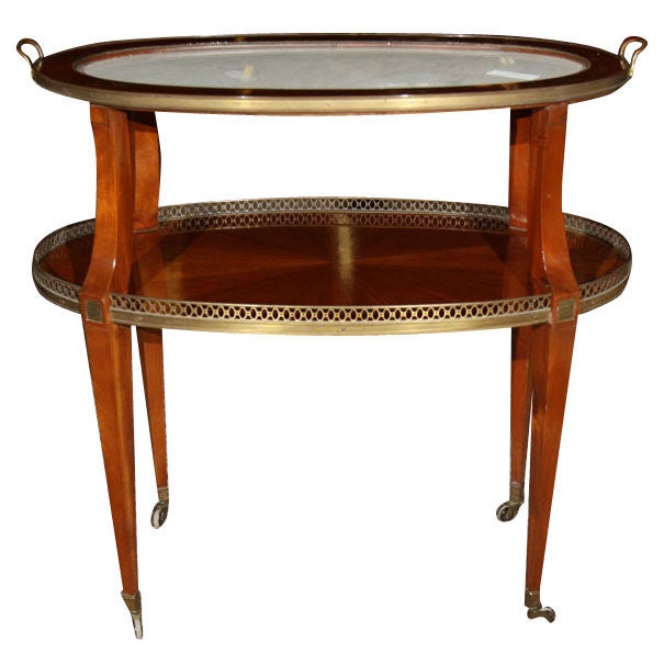 Two Tier Side Table Maison Jansen