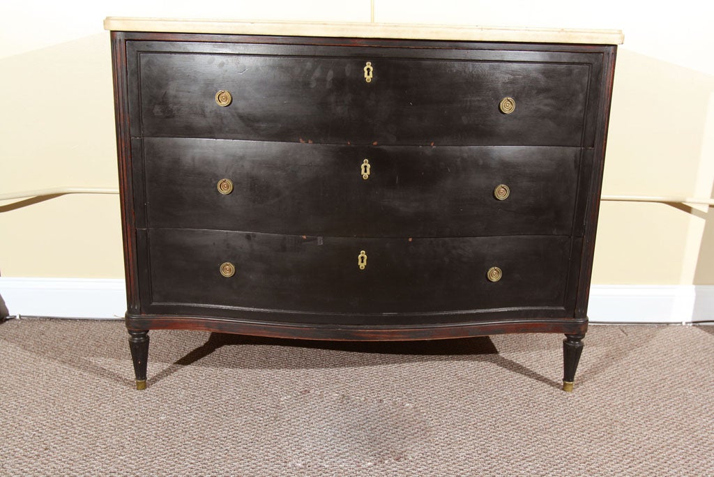 Stamped Jansen Louis XVI Style Commode