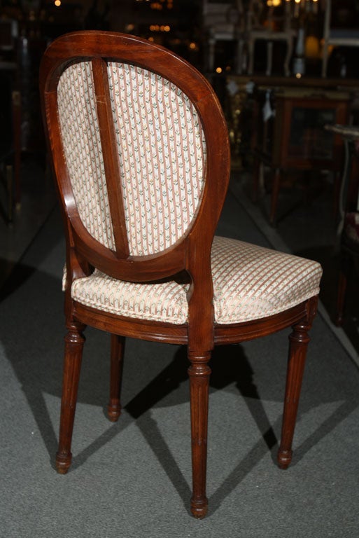 Set of Four French Louis XIV Style Dining Chairs 1