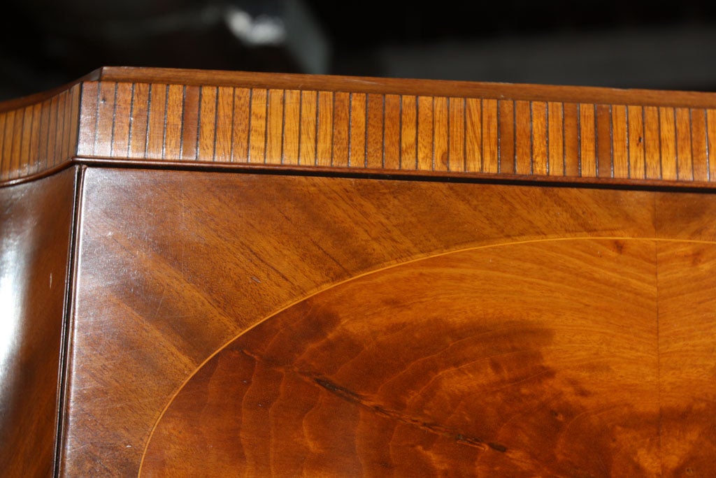 Fine Art Deco Mahogany Curio at 1stdibs