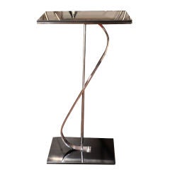 Art Deco Side Table with Scroll Detail by Walter Von Nesson Art Deco Side Table with Scroll Detail by Walter Von Nesson