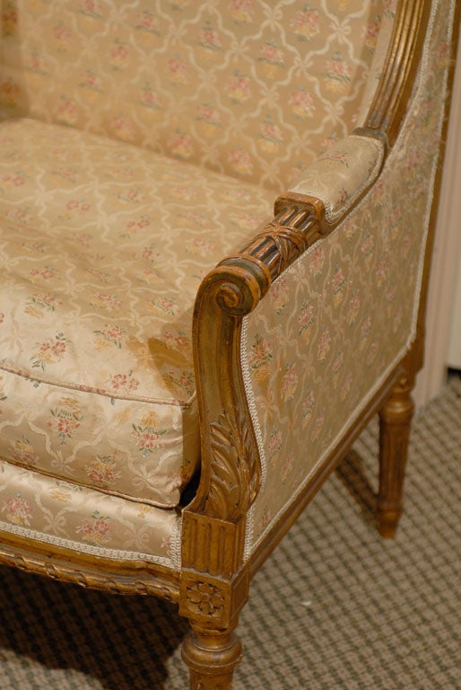 19th Century French Wing Chair In Good Condition In New Jersey City, NJ