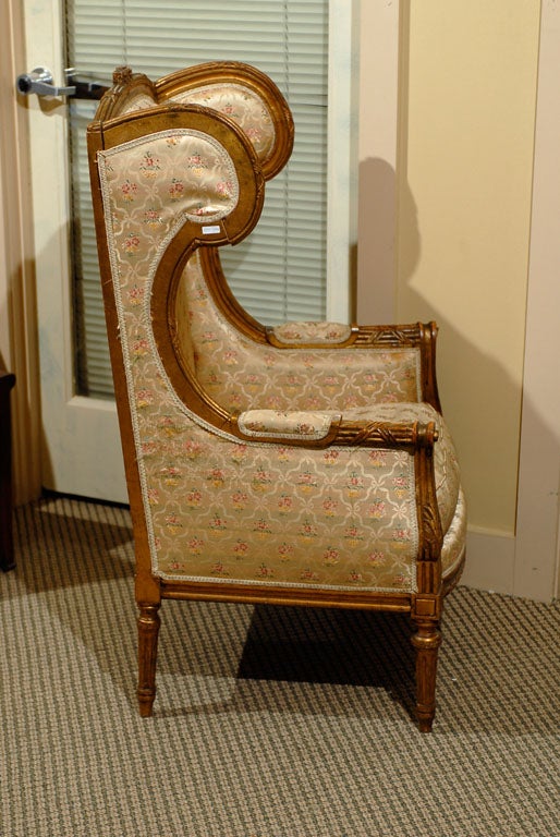 19th Century French Wing Chair 1