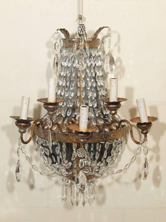 9013 B   A PAIR OF FRENCH 4 LIGHT SCONCES