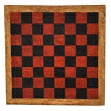 EARLY 20THC ORIGINAL PAINTED CHECKER BOARD