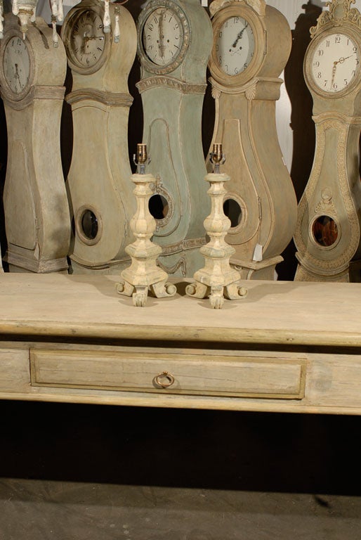 Pair of Candlestick Lamps