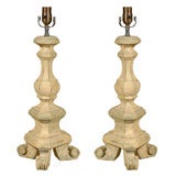 Pair of Candlestick Lamps