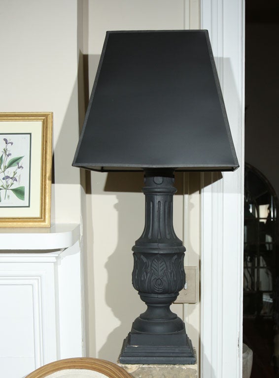 Pair of Bold Acanthus Leaf Lamps