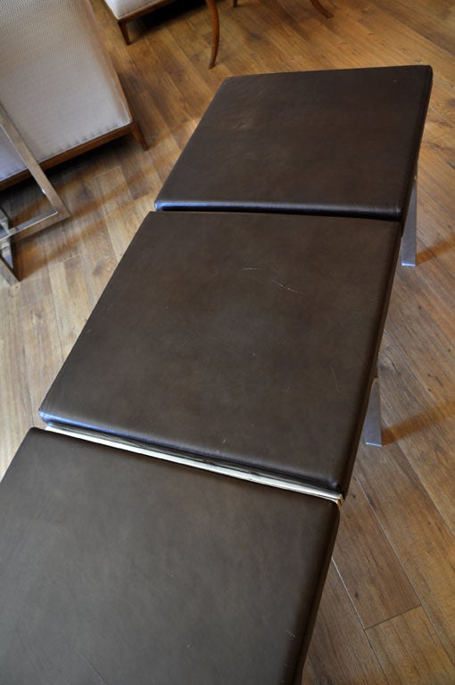 Leather Bench by John Behringer 4