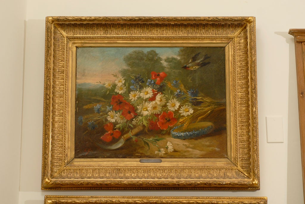 Pair of Italian Paintings, signed by Calvin Giovanni, circa 1850