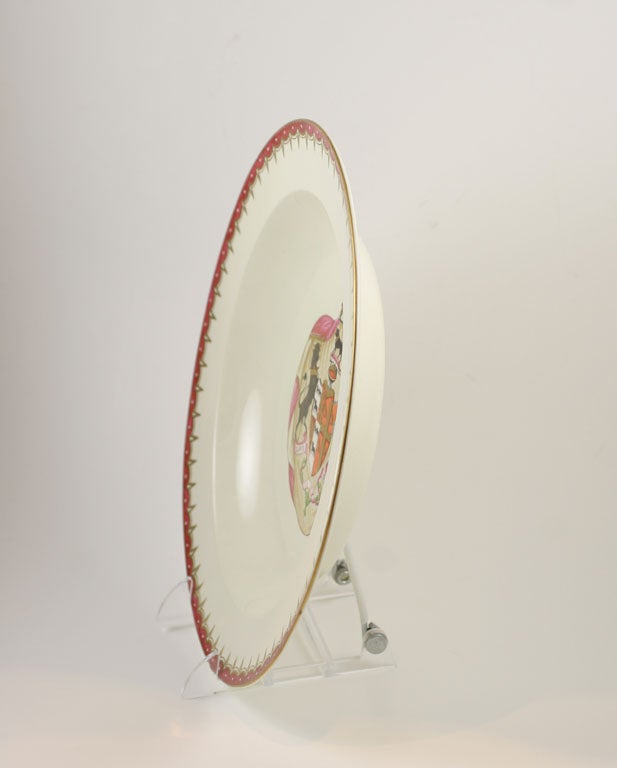 18th Century and Earlier Wedwood Queen's Ware Armorial Bowl For Sale