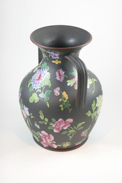 Wedgwood Basalt Enameled Portland Vase 3