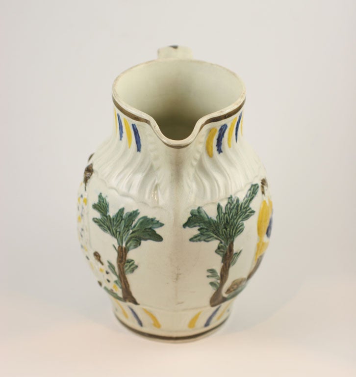 18th Century and Earlier English Pearlware Pitcher  