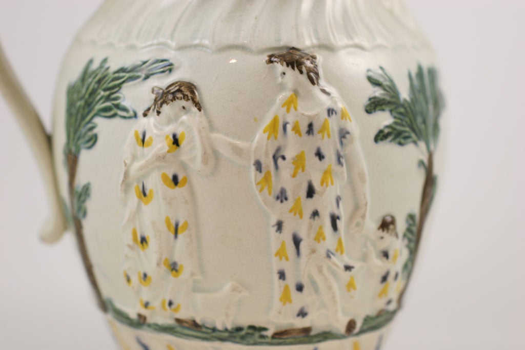 English Pearlware Pitcher  