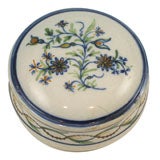 English Pearlware Erotic Patchbox