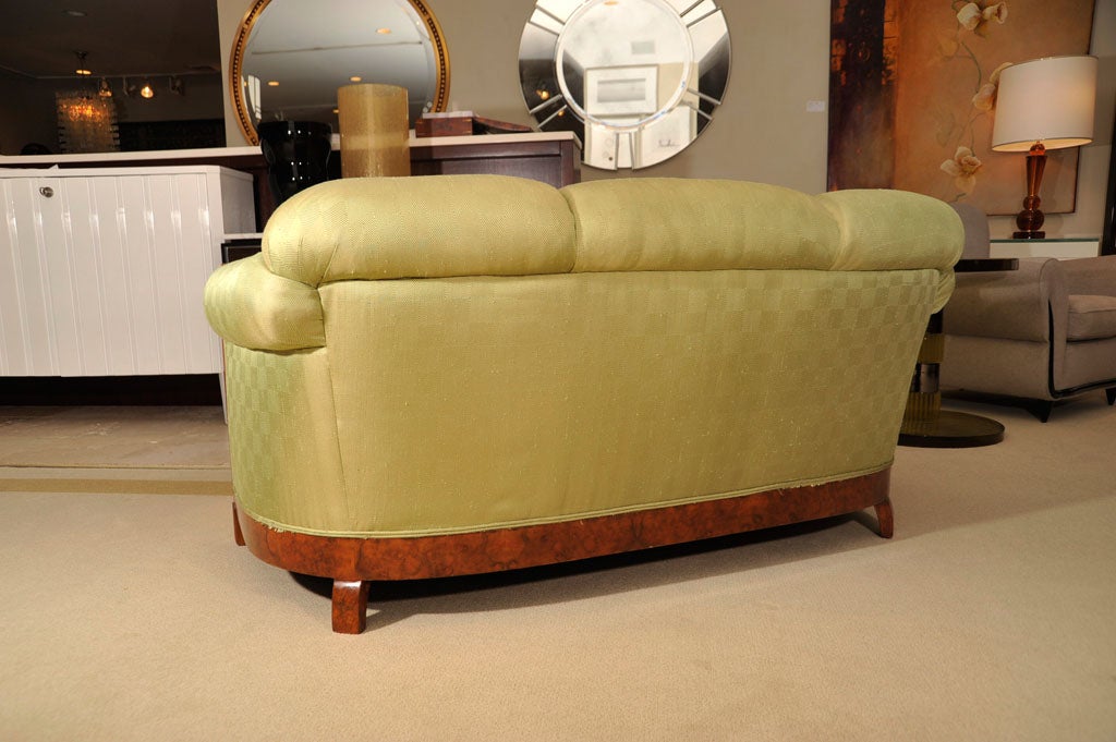 Upholstery Tomaso Buzzi Settee For Sale