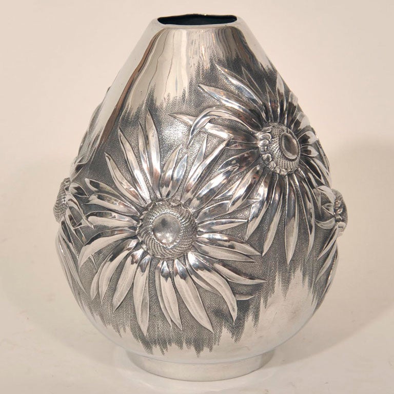 Pewter Flower Vase