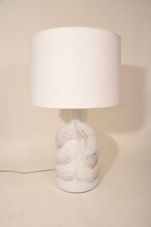 Swirled Glass Lamp