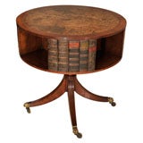 English Revolving Library Table, Early 20th Century