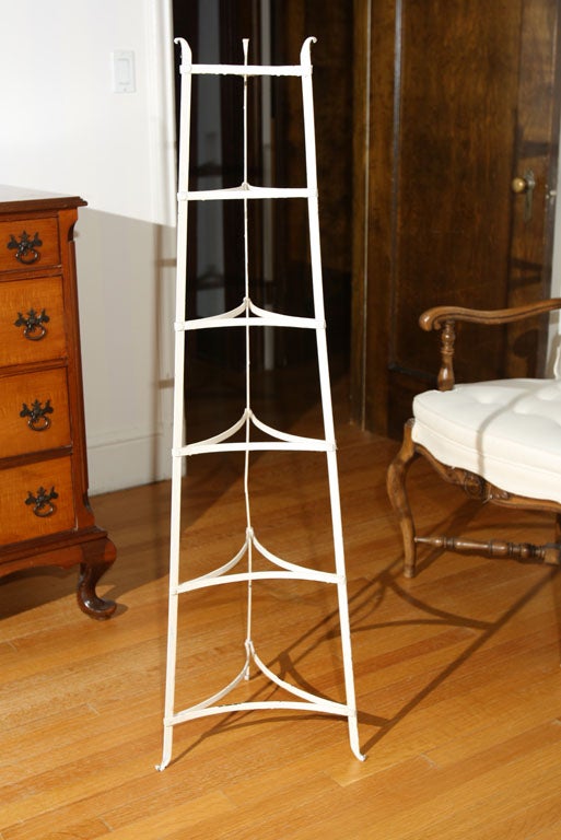 Pair of iron standing racks