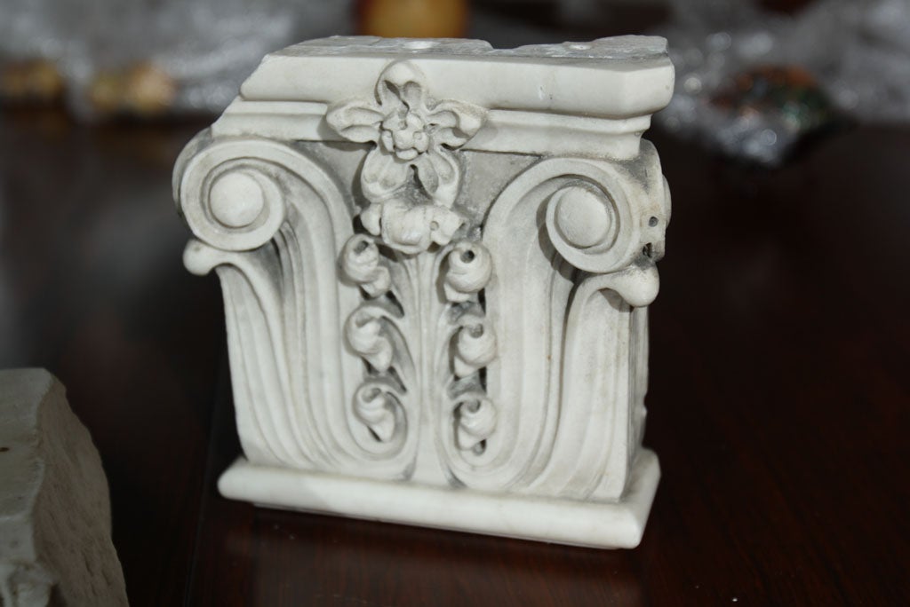 Four  Carved Stone and marble Reliefs