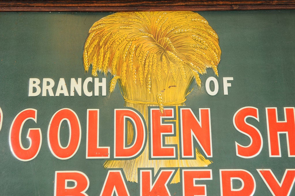 Embossed Tin Old Advertising Bread Sign 2