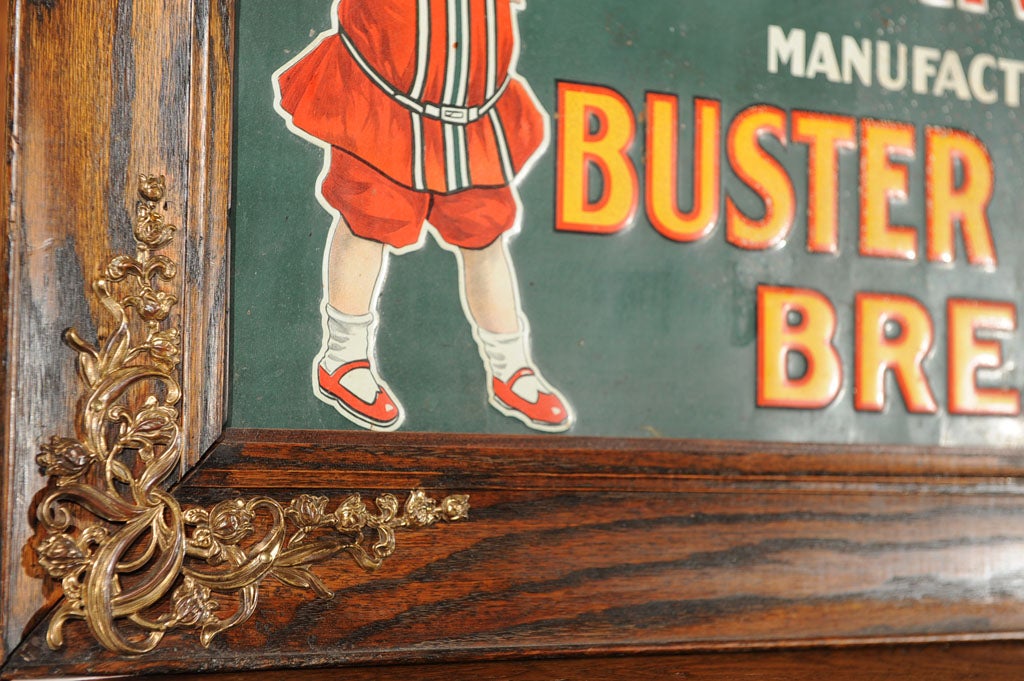 Embossed Tin Old Advertising Bread Sign 3